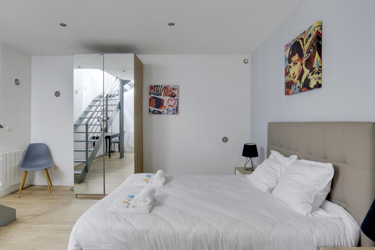 170 Suite Angouleme Large Duplex Style Apt With1 Bdr Paris Central Dış mekan fotoğraf